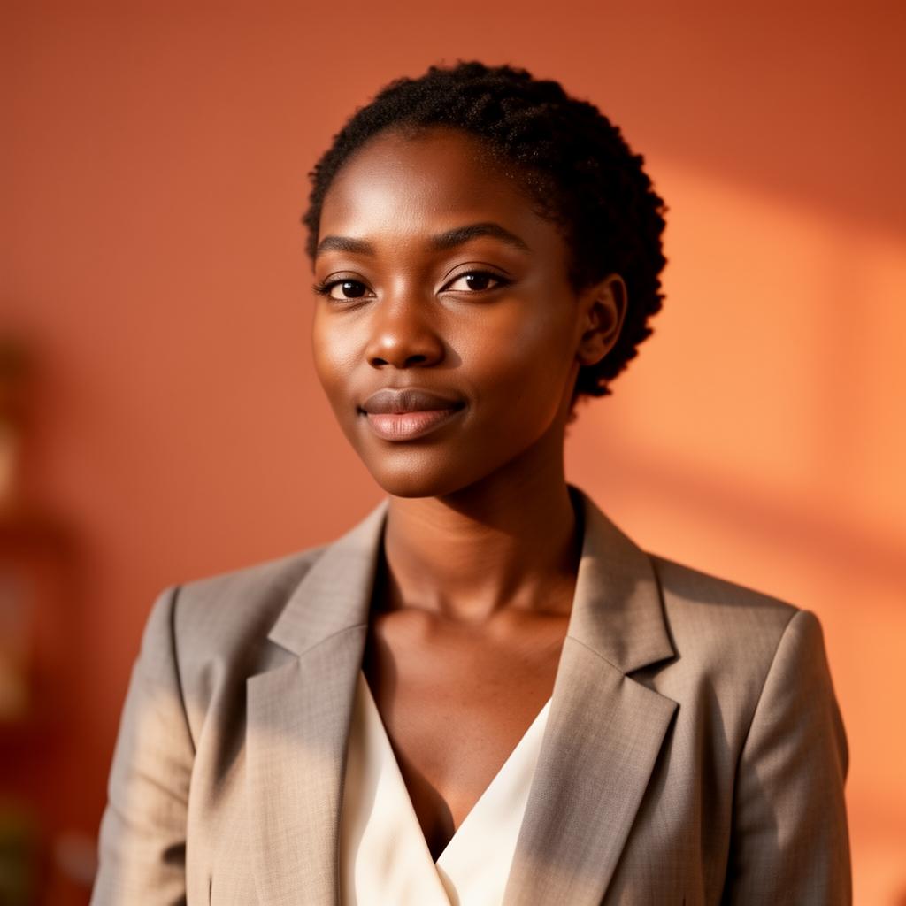 Young African entrepreneur